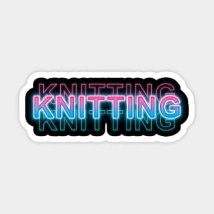 Knitting Sticker